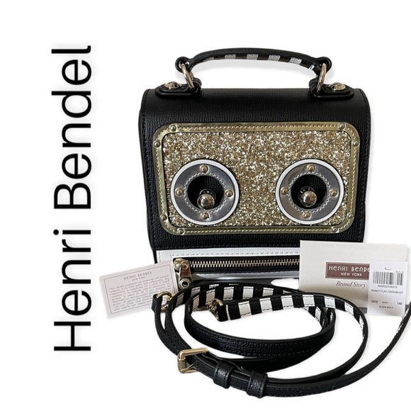 henri bendel Handbags - Henri Bendel crossbody fold over Robot Bag